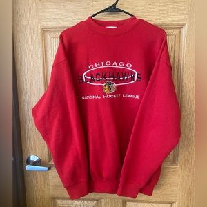 Chicago Blackhawks vintage crewneck